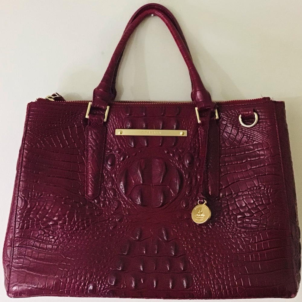 Brahmin Lincoln Satchel Handbag - Picture 2 of 9